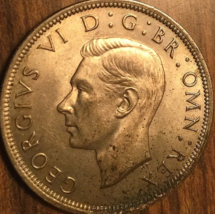 1947 UK GB GREAT BRITAIN HALF CROWN COIN - UNC ! - - $9.52