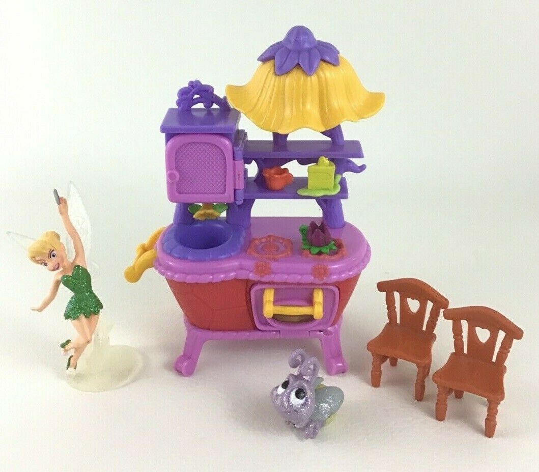 Tinkerbell Kitchen Figure Toys Oven Sink Chairs Dollhouse Blaze Disney Fairies TV & Movie
