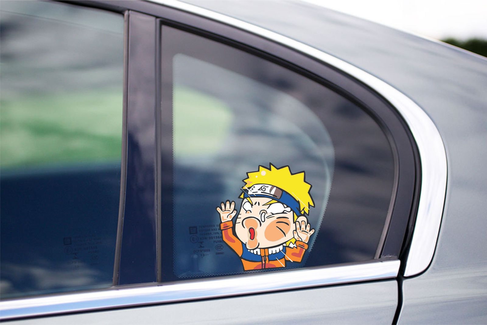 Naruto Funny Peeking Peek Car Tablet Bumper Window Vinyl Decal Anime Sticker