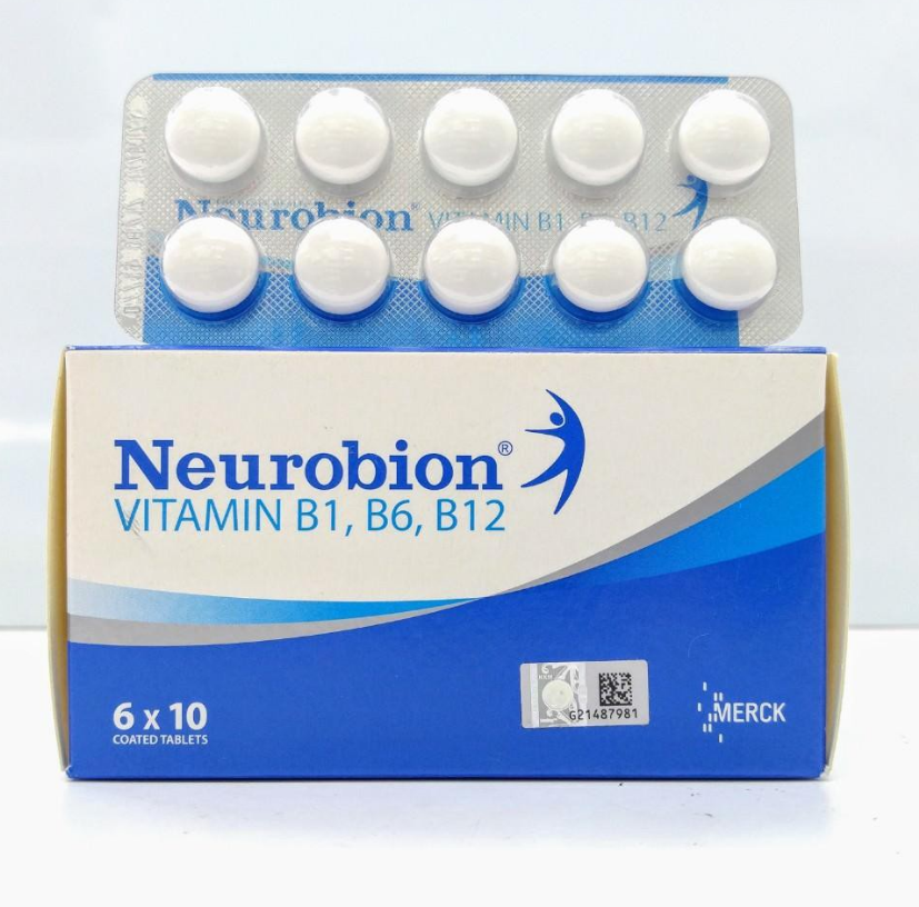 NEUROBION Vitamin B1,B6 & B12 Nerve Relief Numbness Tingling 60's ...