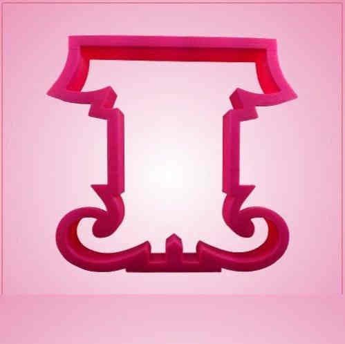 Pink Witch Legs Cookie Cutter