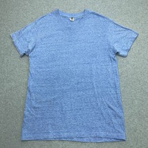Vintage 70s Hanes Single Stitch Heather Blue T-shirt Measures 19x27 Medium M - $19.00