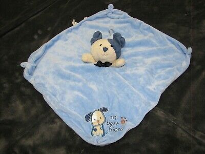CARTERS SECURITY BLANKET BEAR WHITE W/ FLOWERS RATTLE POLY-SATIN RUFFLE GIRL NEW 