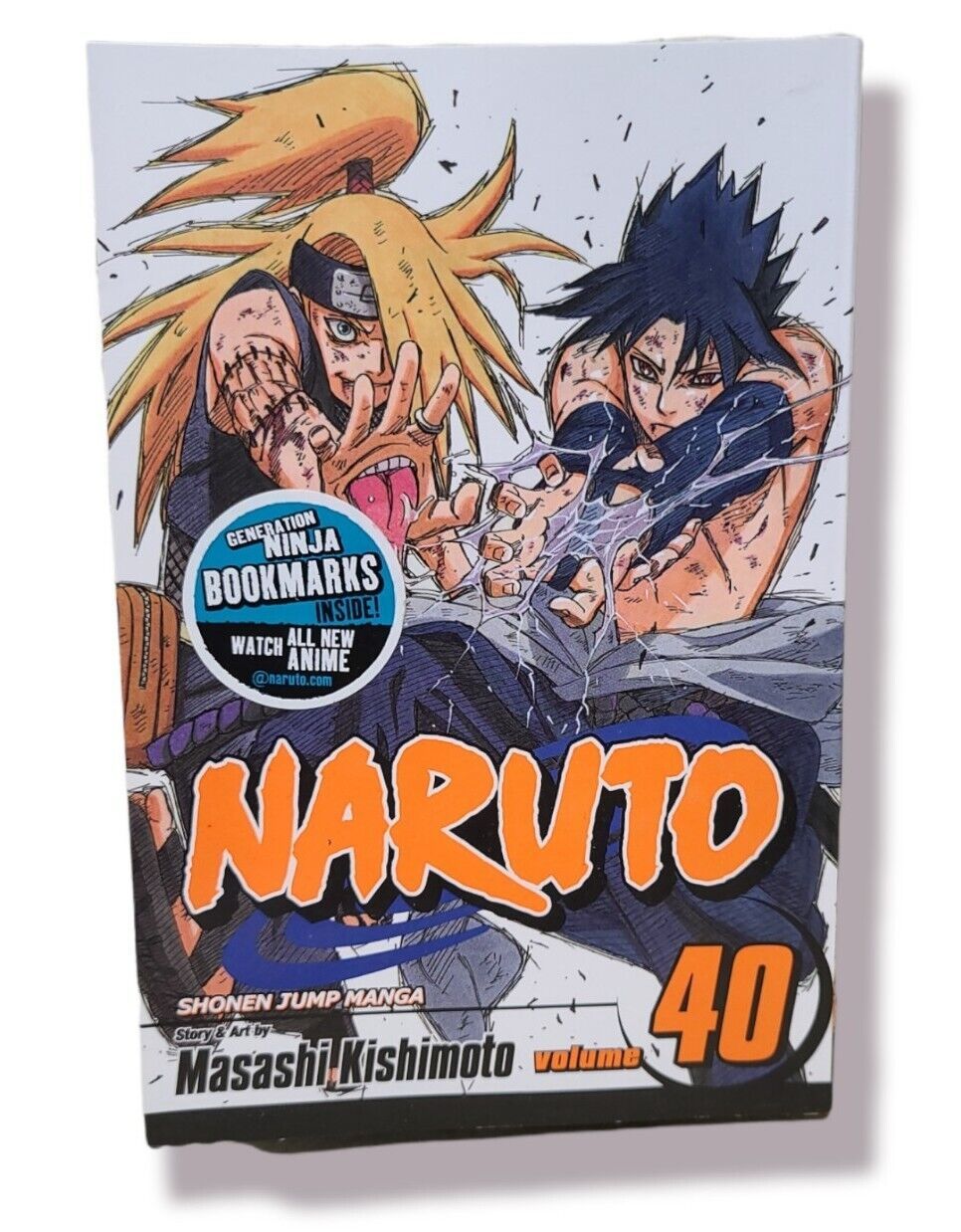 Naruto Vol. 40 by Masashi Kishimoto Viz Manga Book in English - Books