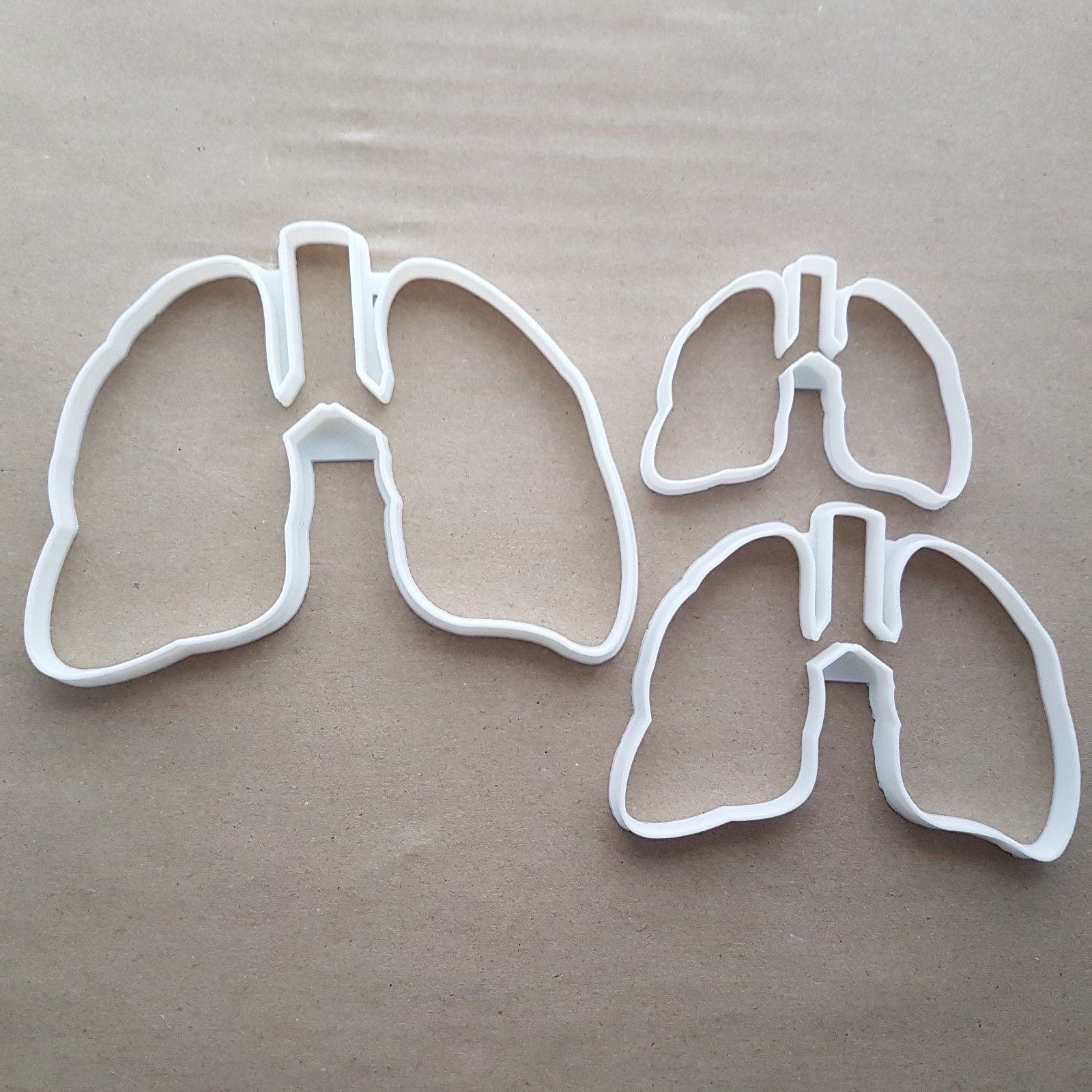 Lungs Human Body Part Shape Cookie Cutter Dough Biscuit Pastry Fondant ...