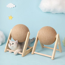 Cat Scratching Ball Toy Kitten Sisal Rope Ball Board Grinding Paws Toys ... - $49.99+