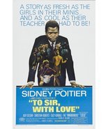 To Sir, with Love Movie Poster 1967 Sidney Poitier Art Film Print Size 2... - $10.90+