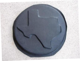 SS-1616-RTX - 16"x2" Map of Texas Round Stepping Stone Mold -  image 1