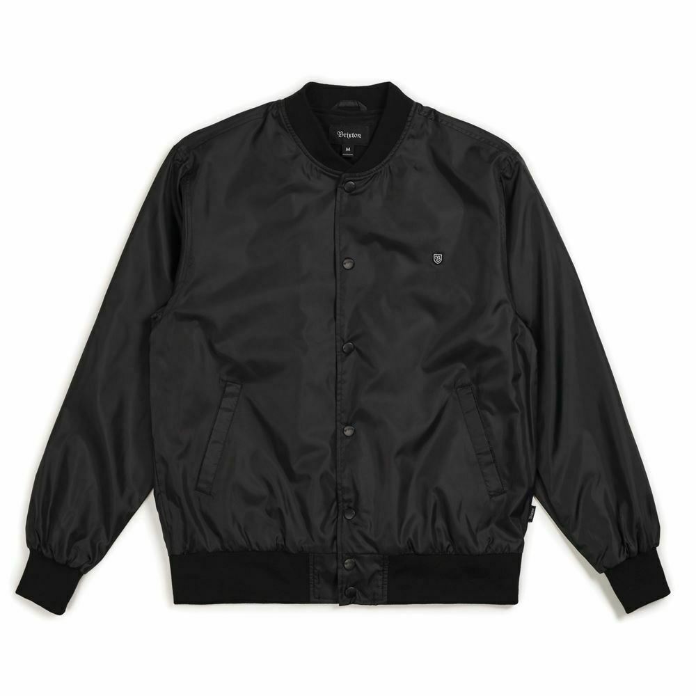 Brixton Arlo Bomber Jacket Black - Sweaters