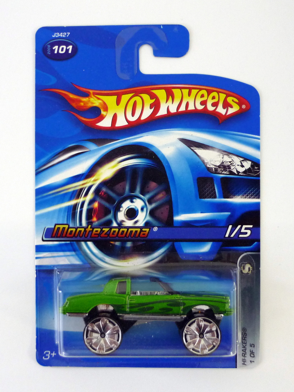 Hot Wheels Montezooma #101 Hi-Rakers 1 of 5 Green Die-Cast Car 2006 ...