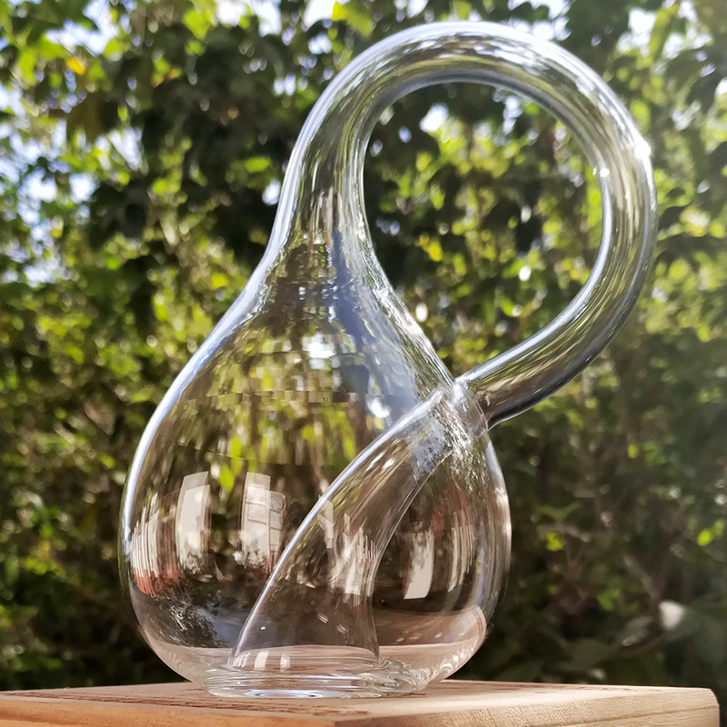 Mathematics FourDimensional Space 4D Klein Bottle 3D Transparent Glass