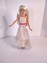 Barbie Vintage White Sleeveless A-Line Dress - $9.49
