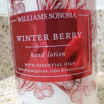 Williams Sonoma Hand Lotion, Winter Berry, 16oz, discontinued, New image 3