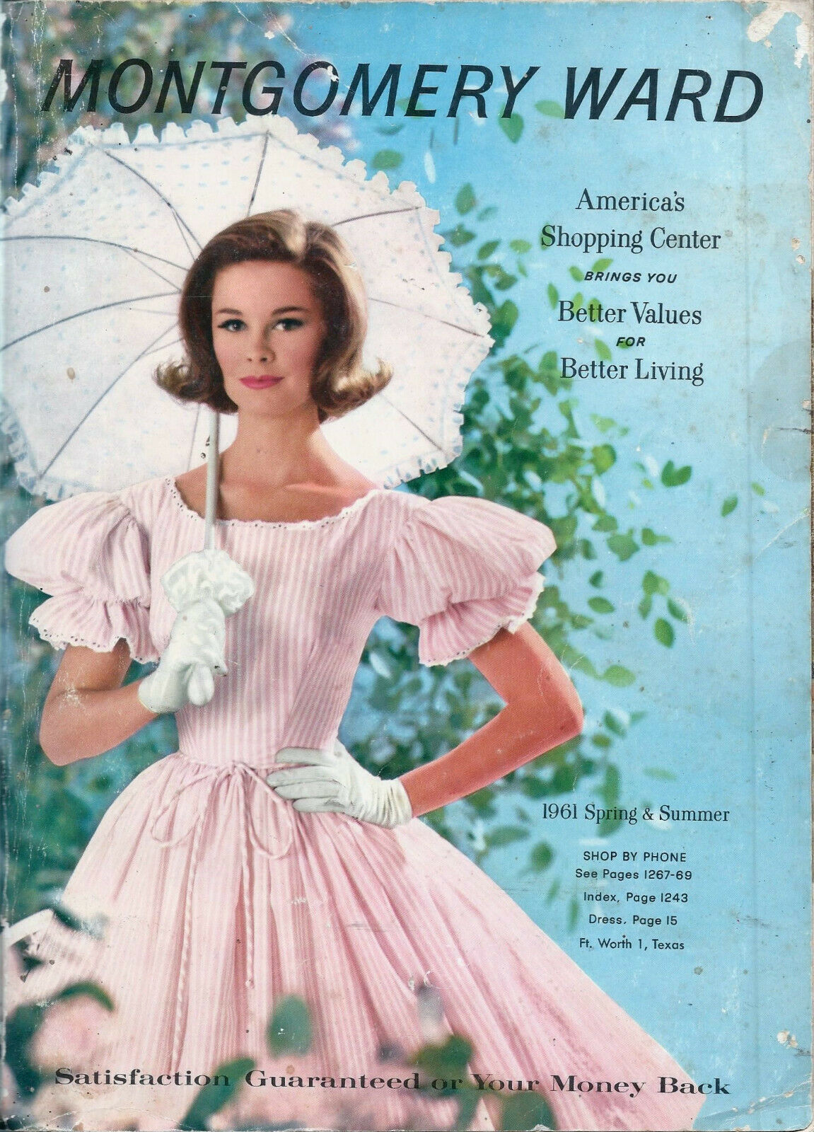 Vintage 1961 MONTGOMERY WARD Spring & Summer WISH BOOK FOR THE '61