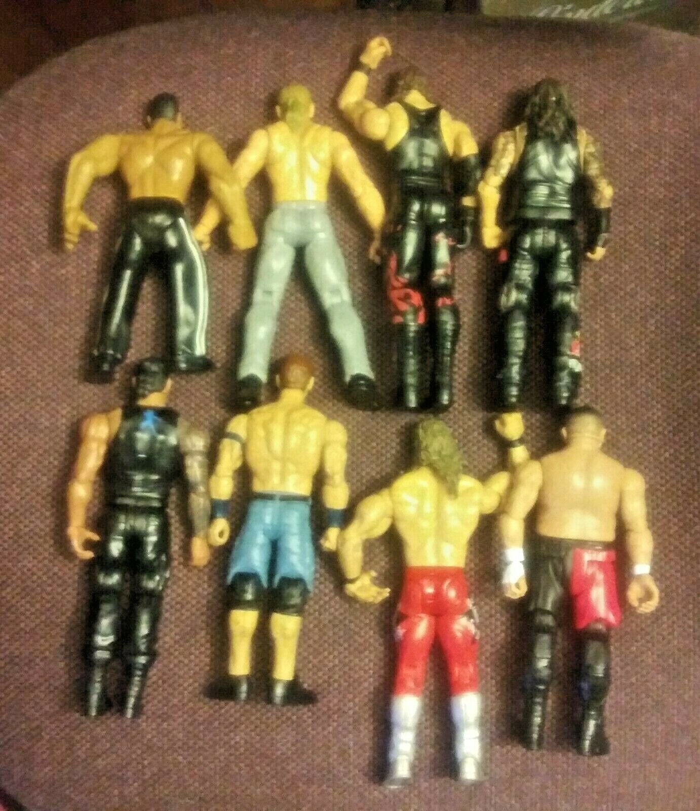 WWE 8 Different Wrestling Action Figures Action Figures