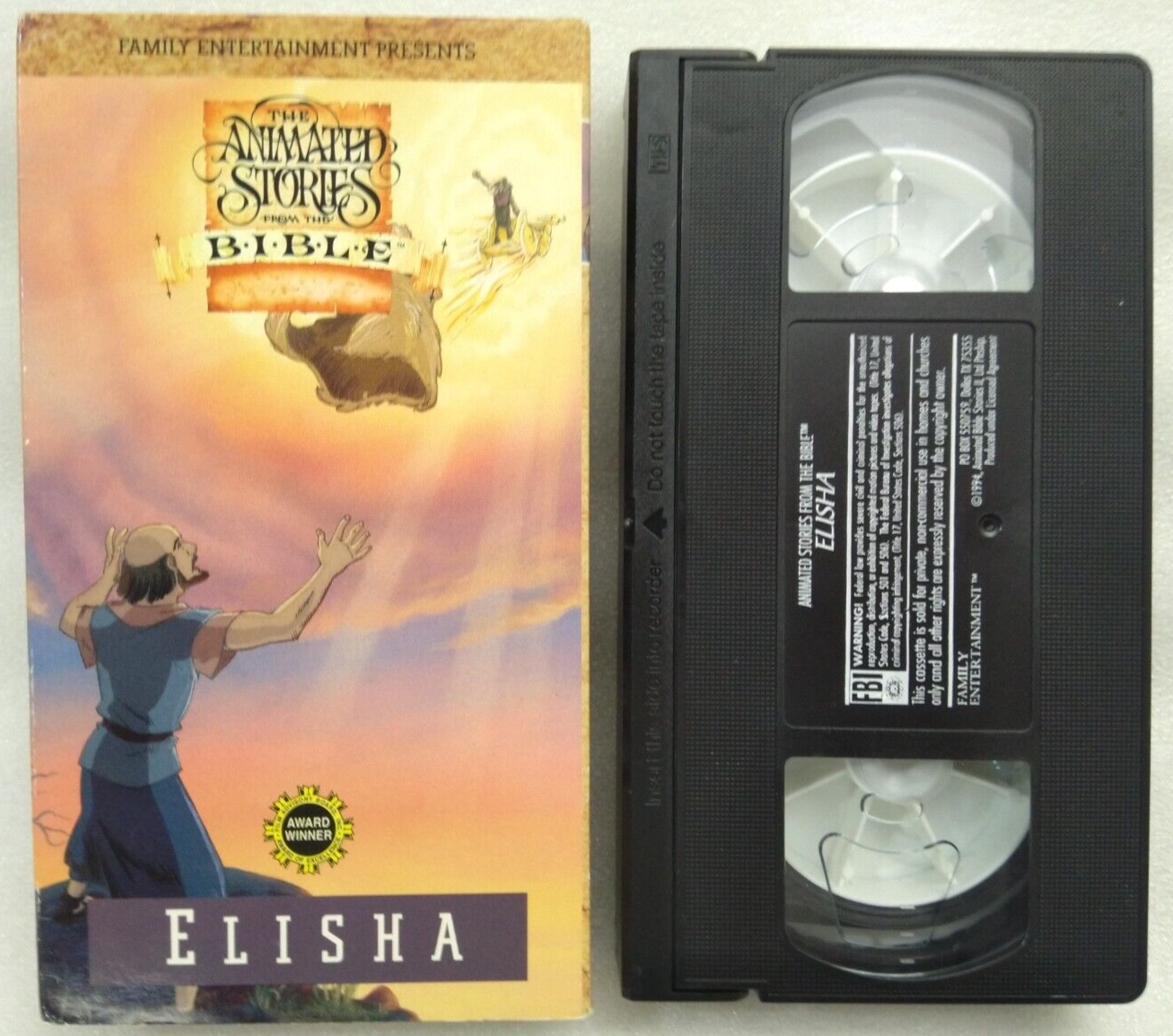 VHS Animated Stories From The Bible Elisha and 50 similar items