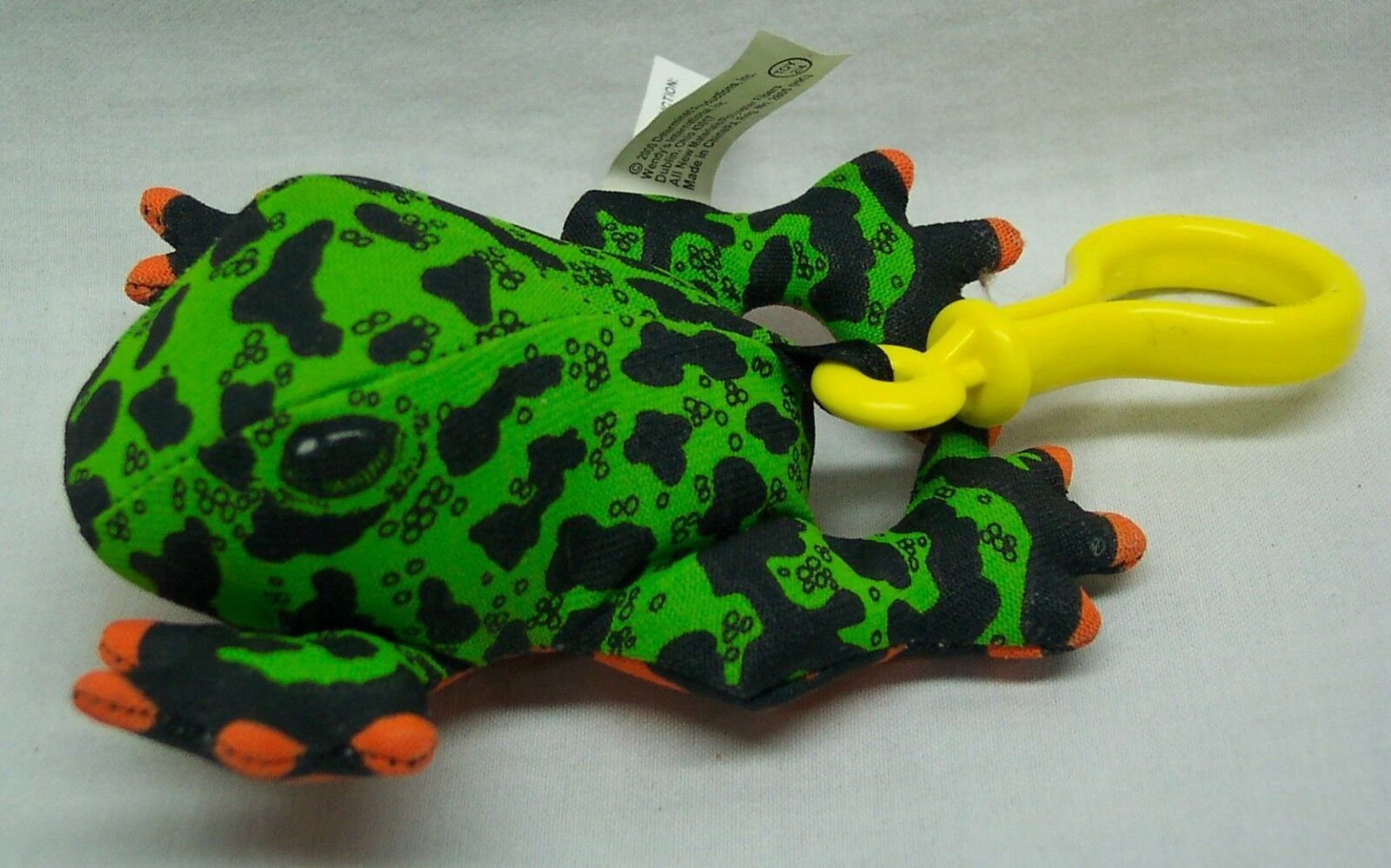 orange frog plush