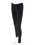 Lululemon Womens Pull On Textured Trim Skinny Leggings Athletic Black Si... - $65.00