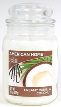 1 American Home By Yankee Candle 19 Oz Creamy Vanilla Coconut Glass Jar Candle