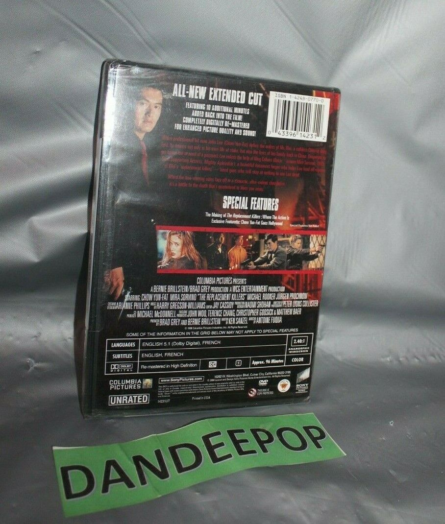 The Replacement Killers (DVD, 2006, Extended Version) - DVD, HD DVD ...