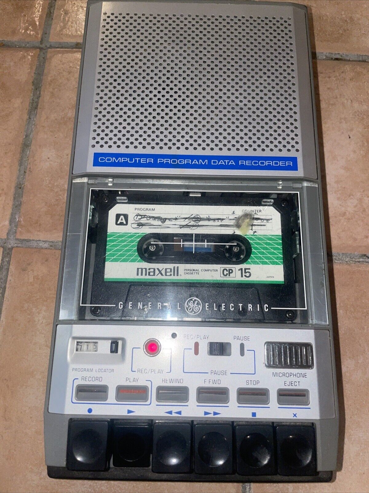 General Electric Computer Program Data Recorder Cassette Player 35158B