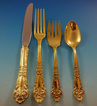 French Renaissance Gold by Reed & Barton Sterling Silver Flatware Set 48 Pcs - $3,600.00