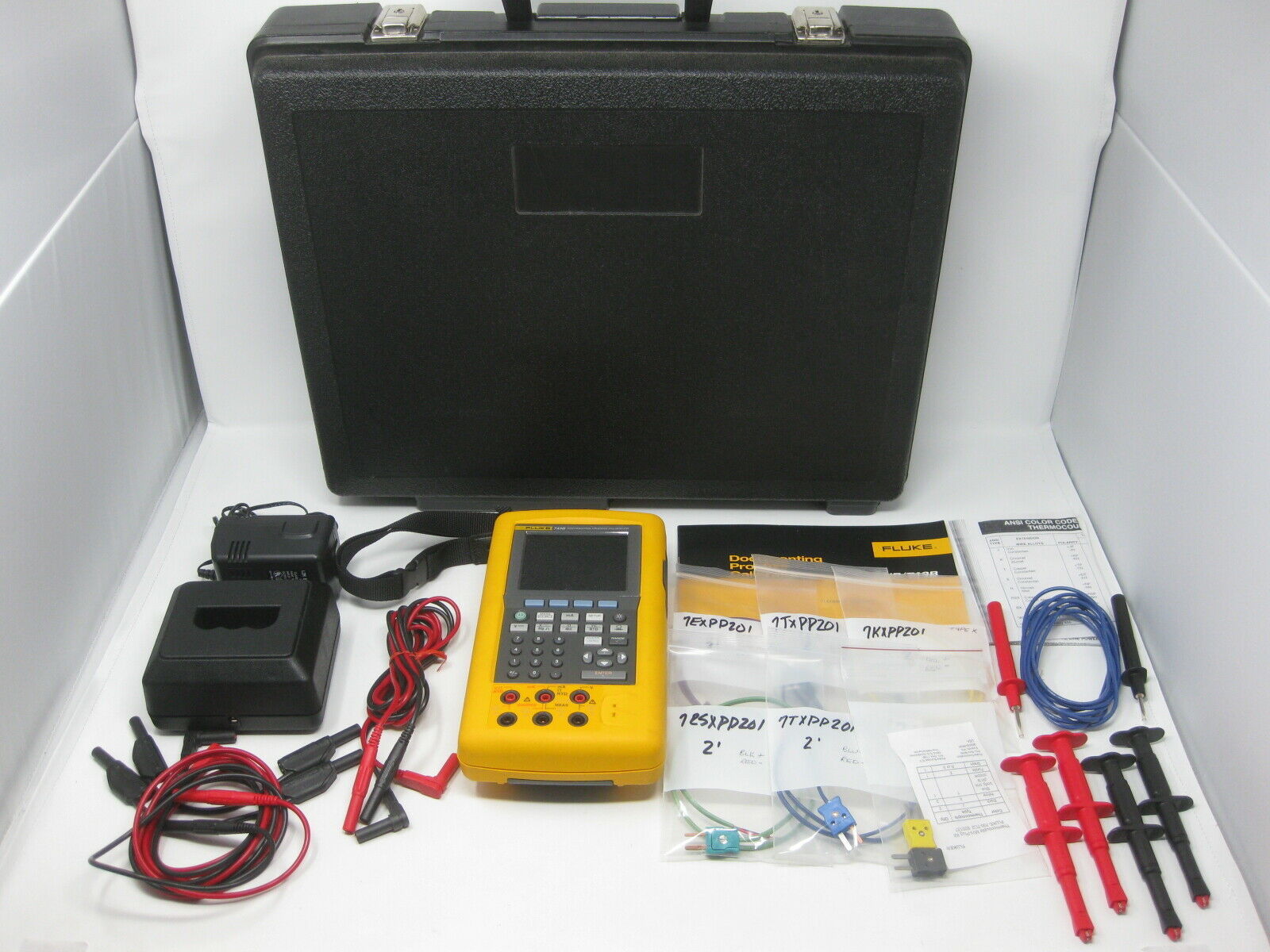 Fluke 743b Documenting Process Calibrator DPC w/ Hard Case, Thermo ...