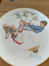 Norman Rockwell GORHAM China 1972 LMT ED 4 Seasons Summer 1949 Collector... - $17.26