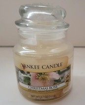 Yankee Candle HOLIDAY SEASONAL Small Jar 3.7 oz Christmas Rose Hard to F... - $14.50