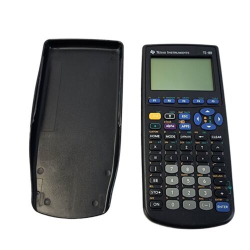 Primary image for Texas Instruments TI-89 Graphing Calculator with Cover Tested Works Black 