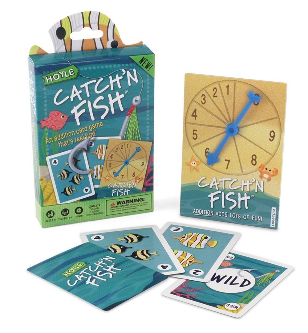 HOYLE KIDS CARD GAMES 3 PACK, SHARKS ARE WILD, CATCH' N FISH AND PIGGY
