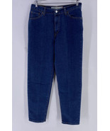 Levi Woman Jeans Size 12 Blue Denim Zipper Classic Slim Tapered Jeans - $16.82