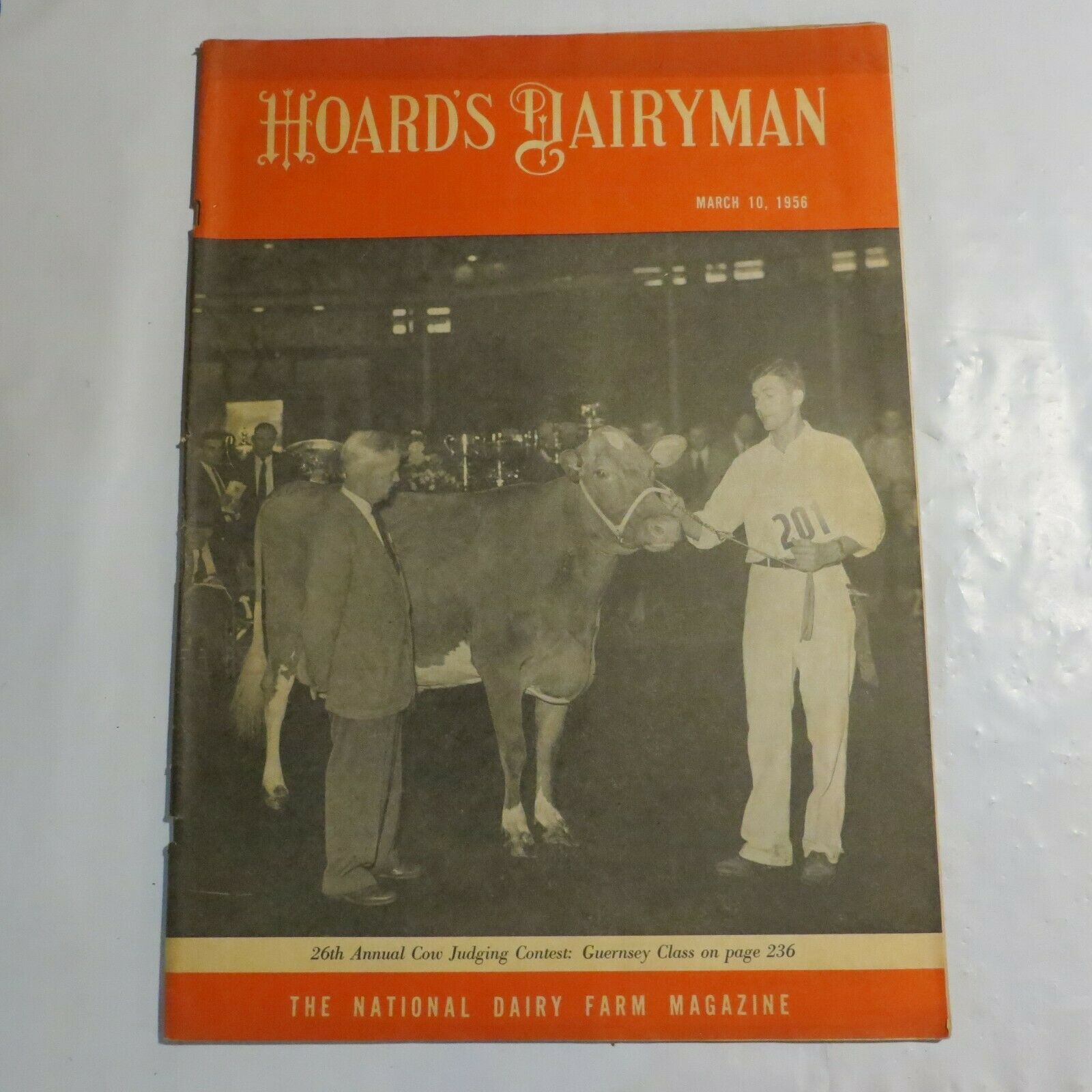 Vintage Hoard's Dairyman Magazine March 1956 National Dairy Farm Cow
