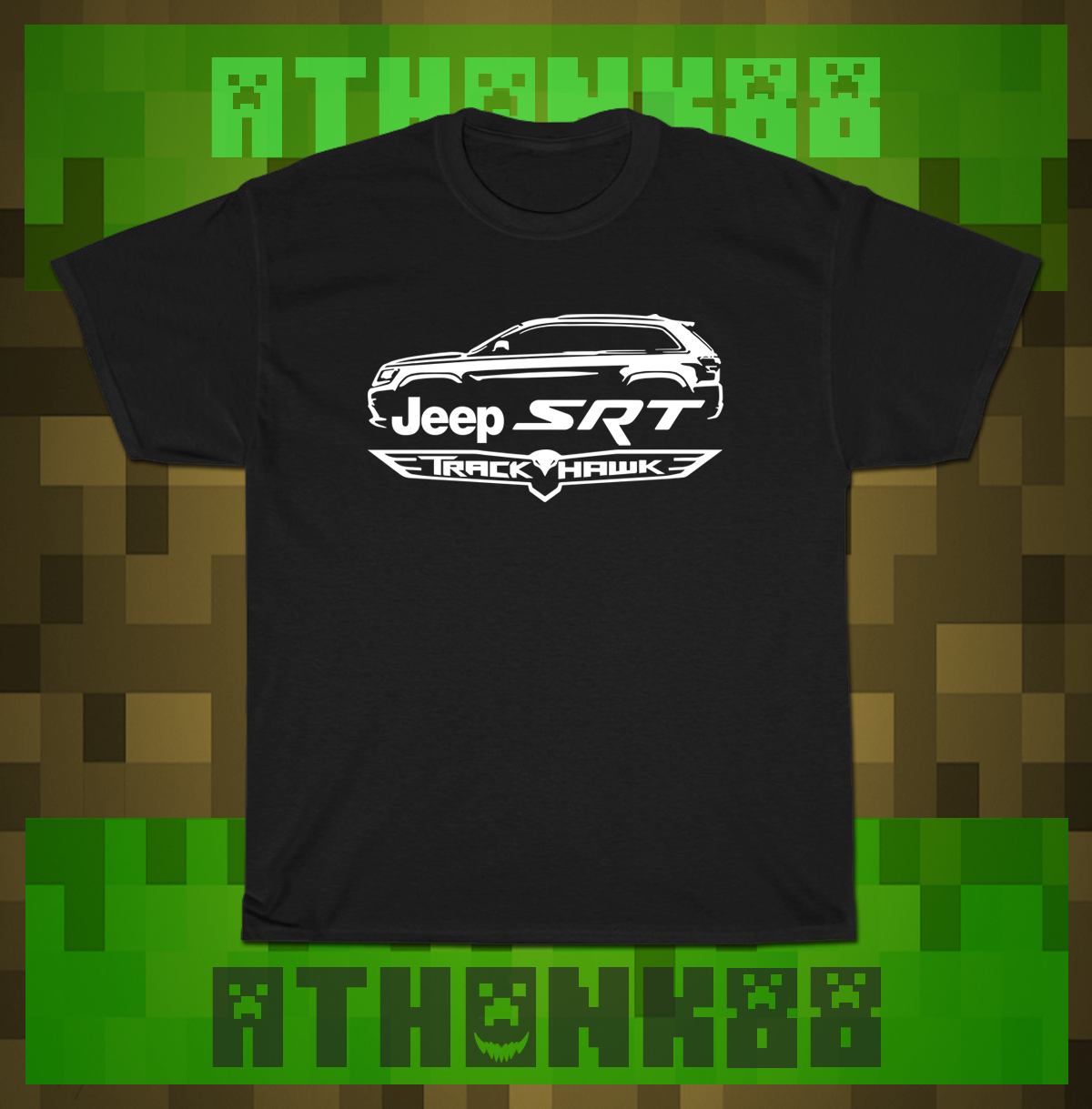 New Shirt JEEP SRT TRACKHAWK Logo Men T-Shirt Free Shipping!