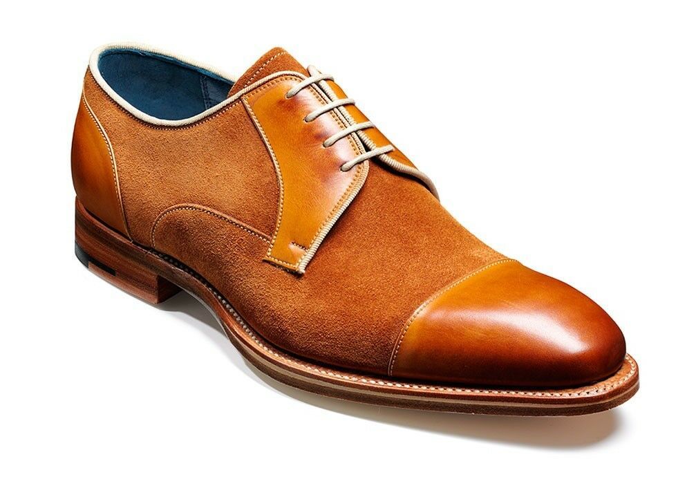 mens brown suede cap toe shoes