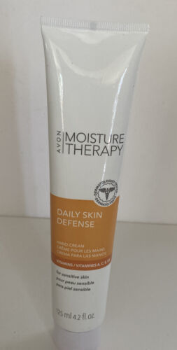 AVON Moisture Therapy Daily Skin Defense Hand Cream 4.2 oz  Sealed
