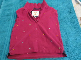 Gap Kids Girl's Pink T-shirt Top Small Embroidered - $4.99