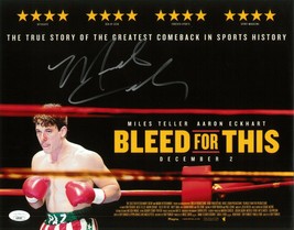 Miles Teller Autographed 11x14 Photo JSA COA Bleed For This Vinny Paz Si... - $129.95