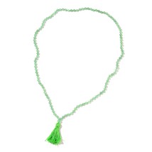 Green Aventurine Beaded Tassel Necklace (36&quot;) TGW 223.50 cts. New  #JN1047 - $14.62