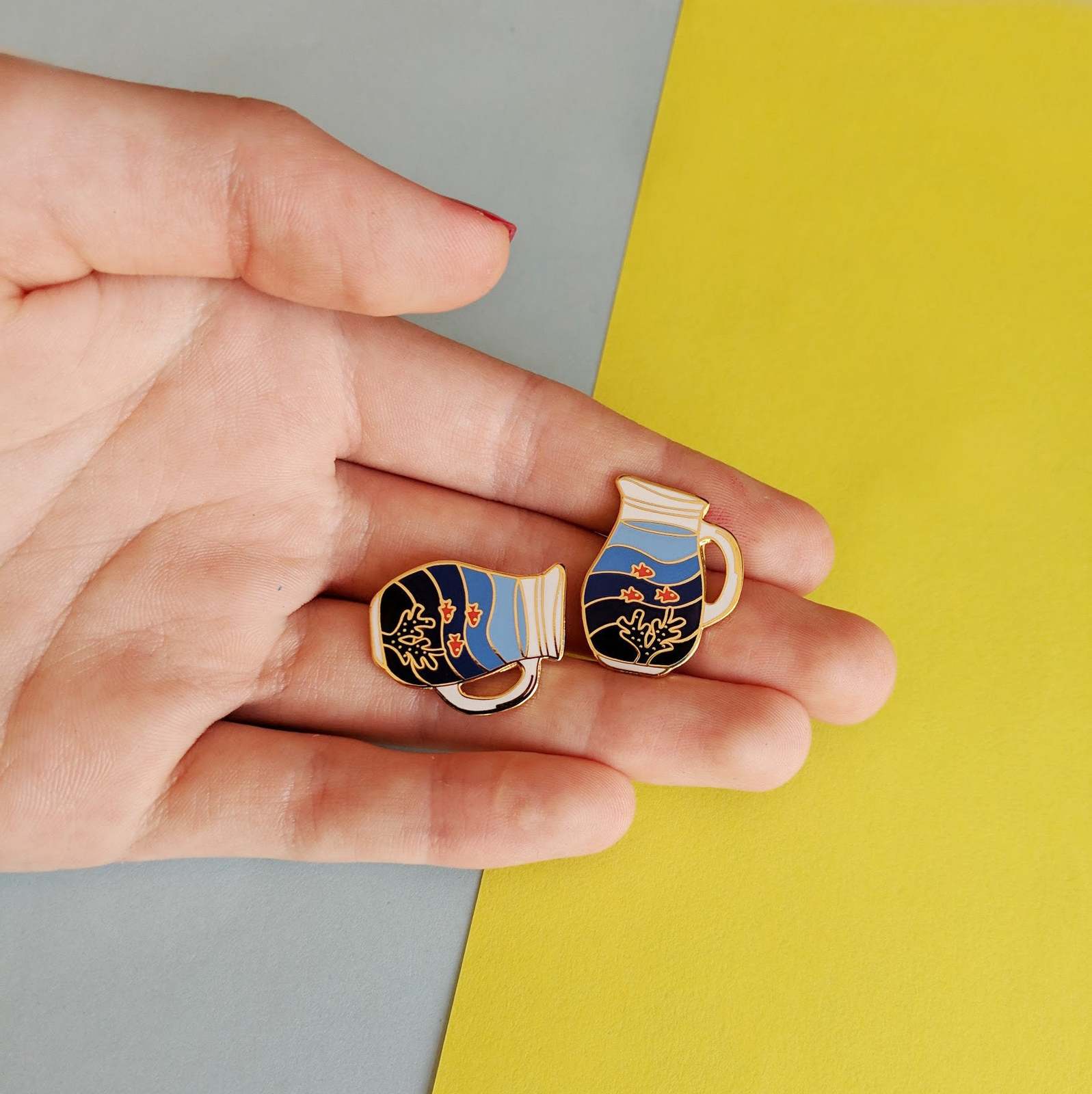 Enamel Pin Set - 3 Pack Discount Sale Enamel Pin Pack - Pins & Brooches