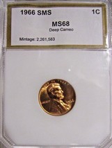 1966 SMS 68 Lincoln Wheat Cent-Proof-Like - $89.10