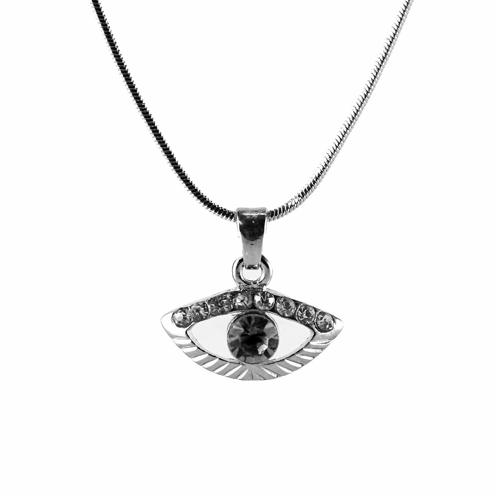 Black Evil Eye Amulet Necklace good Charm success Protection Judaica Spiritual