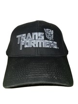 TRANSFORMERS hat black adjustable cap - 100% cotton - NEW WITH TAG