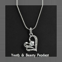 Heart Charm Wow Beauty Transformation Ritual Pendant Youth Sexy Desirable .925 - $65.00