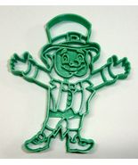 Leprechaun 4 Smiling Open Arms Irish St Patricks Day Cookie Cutter USA P... - $3.99