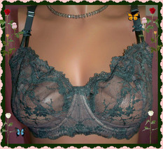32D Basil Green WICKED Dream Angels UPLIFT PushUp wo pad Victorias Secret Bra - $39.99