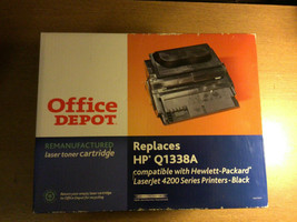 Office Depot New/Sealed Remanufactured HP Q1338A Laser-Toner Cartridge - $29.99