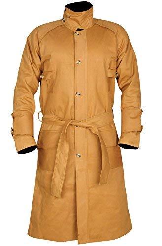 Blade Runner Rick Deckard Harrison Brown Blazer Cotton Long Trench Coat