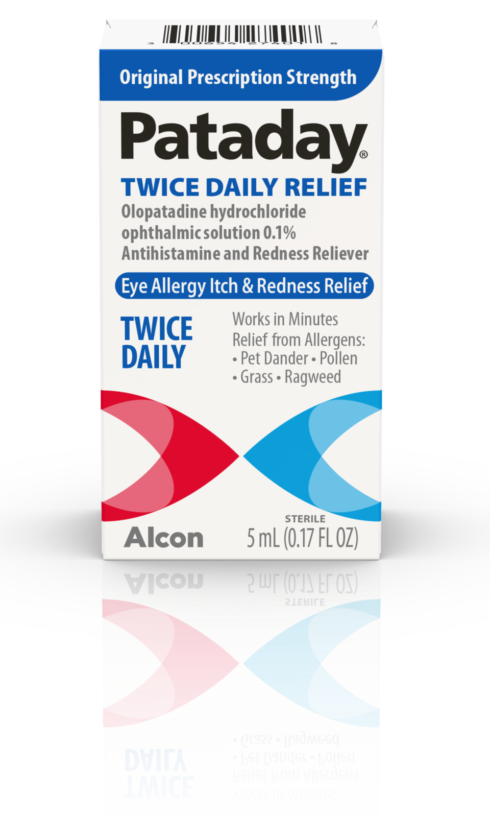 Pataday Twice Daily Eye Allergy Itch Relief Eye Drops, 5 ml Eye Drops