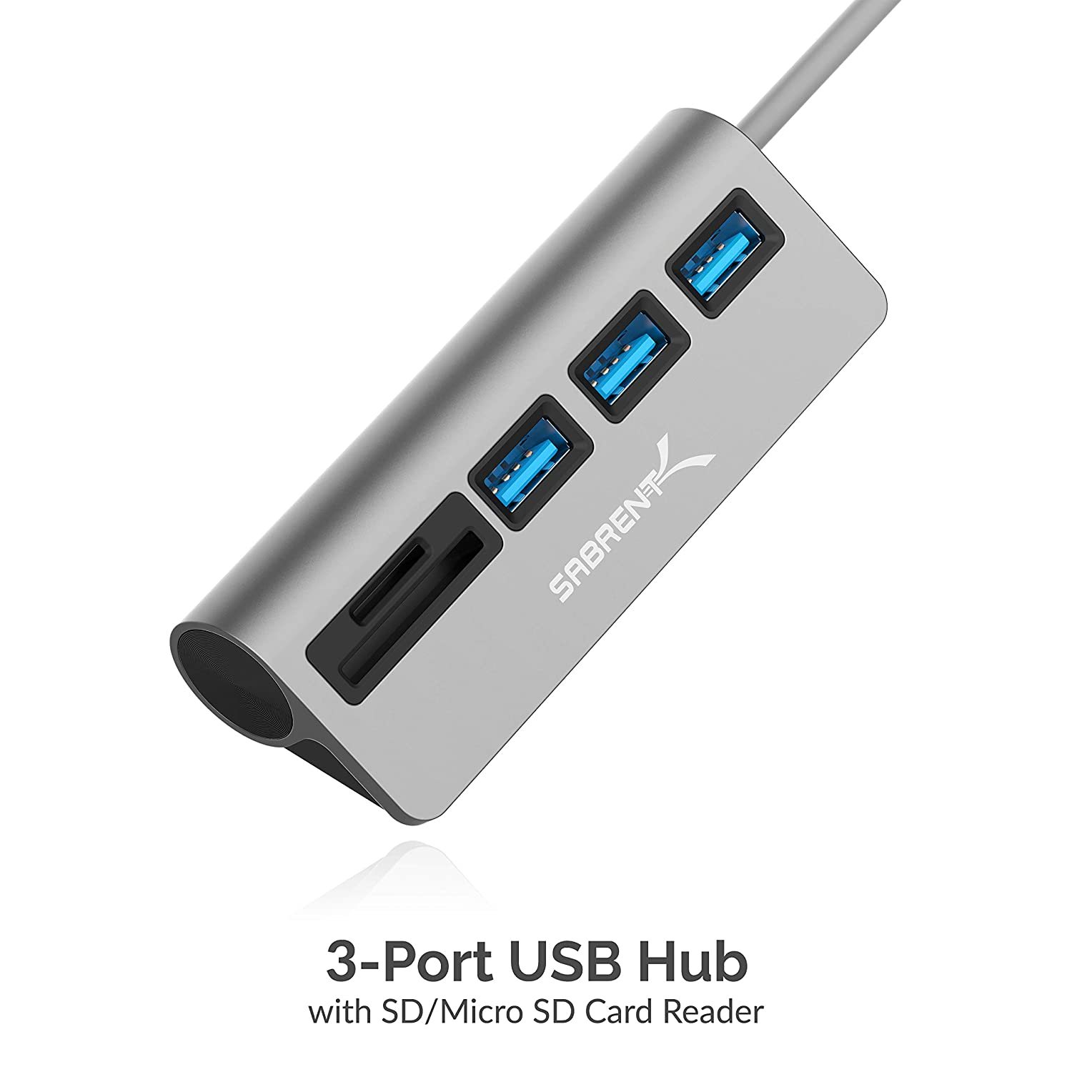 Sabrent 3 Port Usb 3.0 Hub With Sd/Micro Sd Card Reader (HbU3Cr) USB